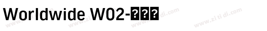 Worldwide W02字体转换